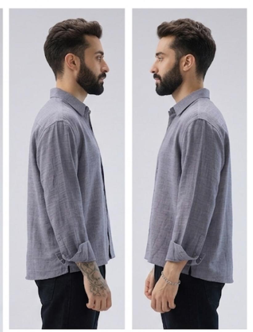 REN LAVO Men's Premium Soft Cotton Full Sleeve Shirt